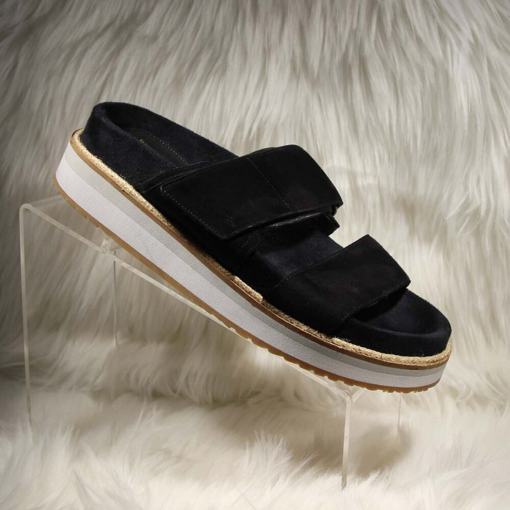 Cole Haan Black Comfort Sandals W23434 Women's Size 7 B READ
